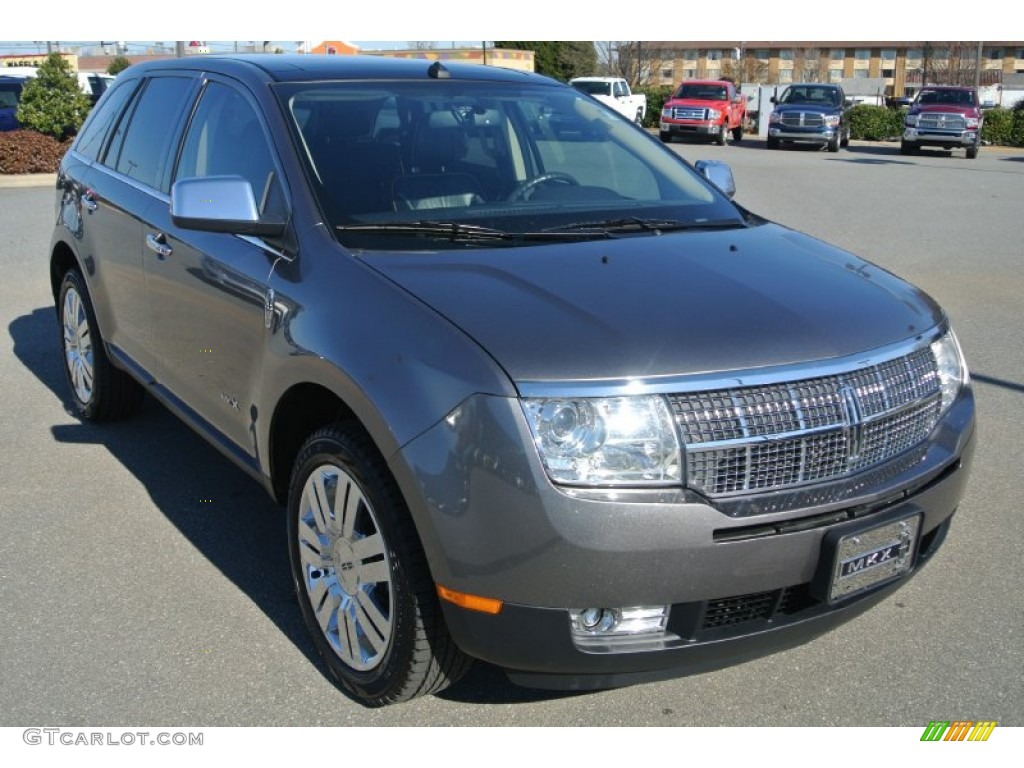 2009 MKX  - Sterling Grey Metallic / Limited Charcoal Black/Light Stone photo #2