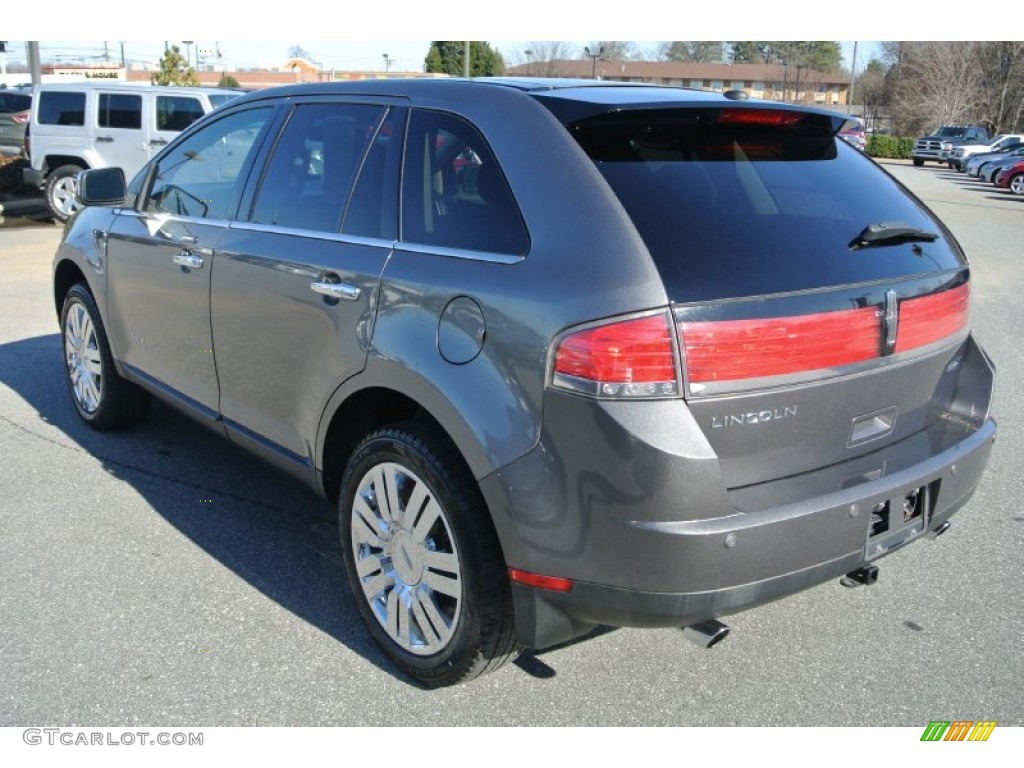 2009 MKX  - Sterling Grey Metallic / Limited Charcoal Black/Light Stone photo #4