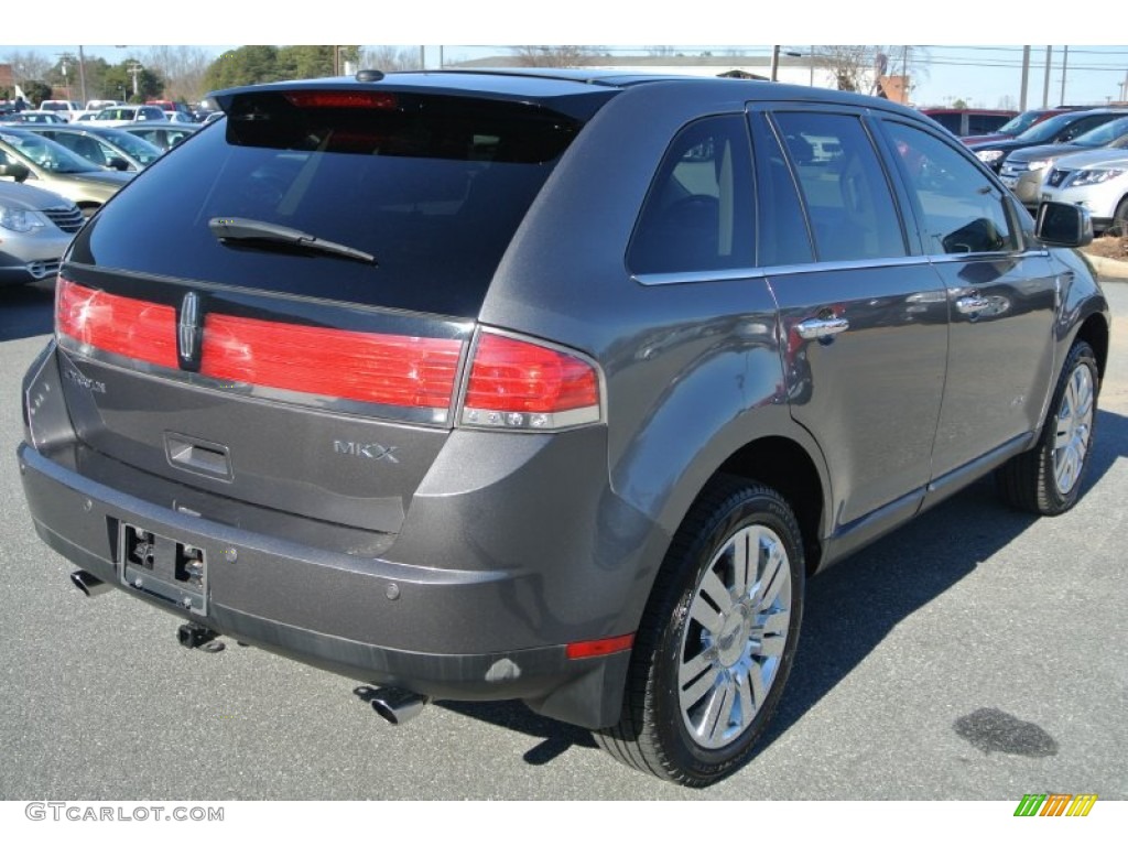 2009 MKX  - Sterling Grey Metallic / Limited Charcoal Black/Light Stone photo #5