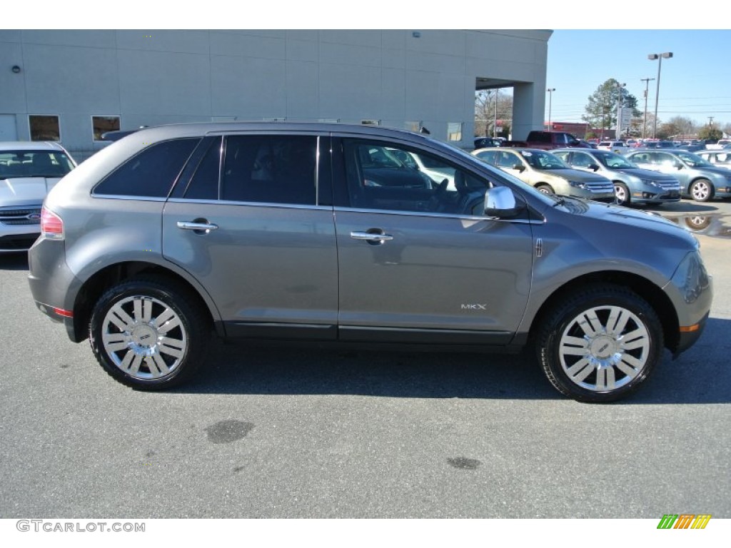 2009 MKX  - Sterling Grey Metallic / Limited Charcoal Black/Light Stone photo #6