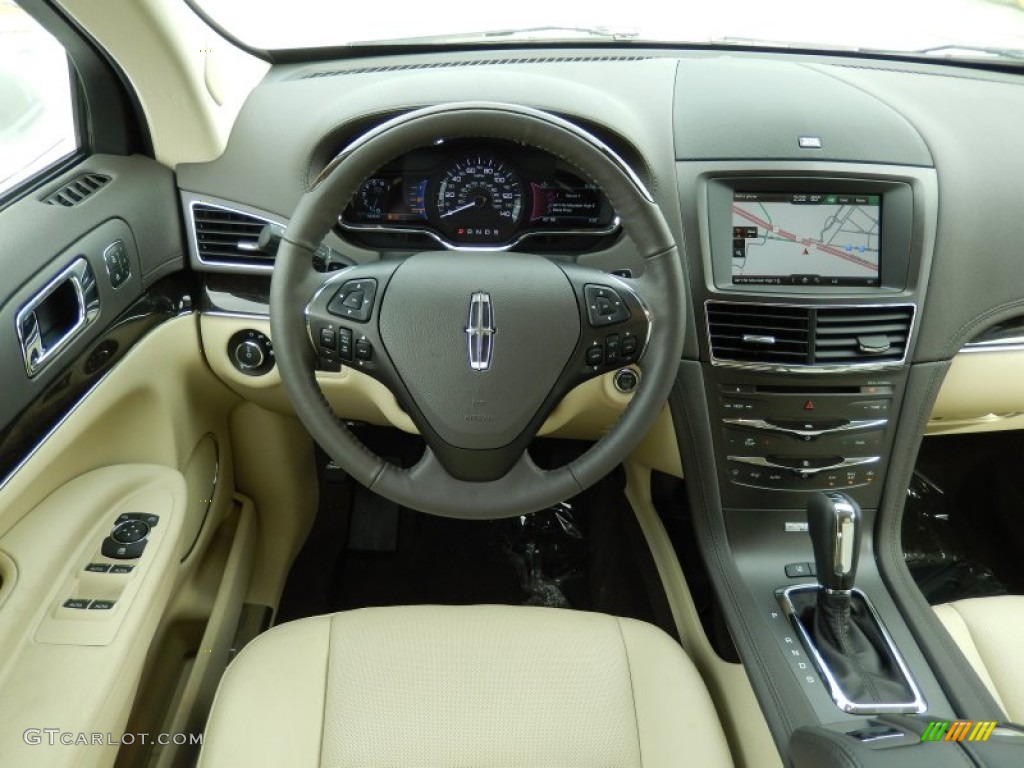 2014 Lincoln MKT EcoBoost AWD Light Dune Dashboard Photo #89778401