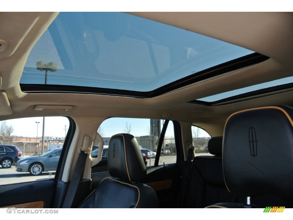 2009 MKX  - Sterling Grey Metallic / Limited Charcoal Black/Light Stone photo #11
