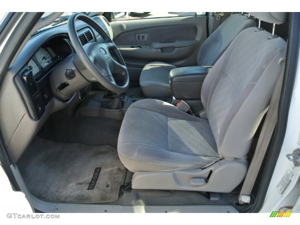 2004 Tacoma V6 TRD Double Cab 4x4 - Super White / Charcoal photo #8