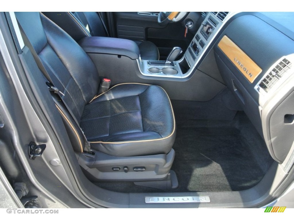 2009 MKX  - Sterling Grey Metallic / Limited Charcoal Black/Light Stone photo #23