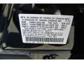  2013 MDX SH-AWD Crystal Black Pearl Color Code NH731PV