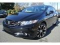 Crystal Black Pearl 2013 Honda Civic Si Sedan Exterior