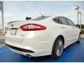 2014 White Platinum Ford Fusion Hybrid Titanium  photo #3