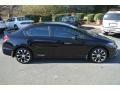 Crystal Black Pearl 2013 Honda Civic Si Sedan Exterior