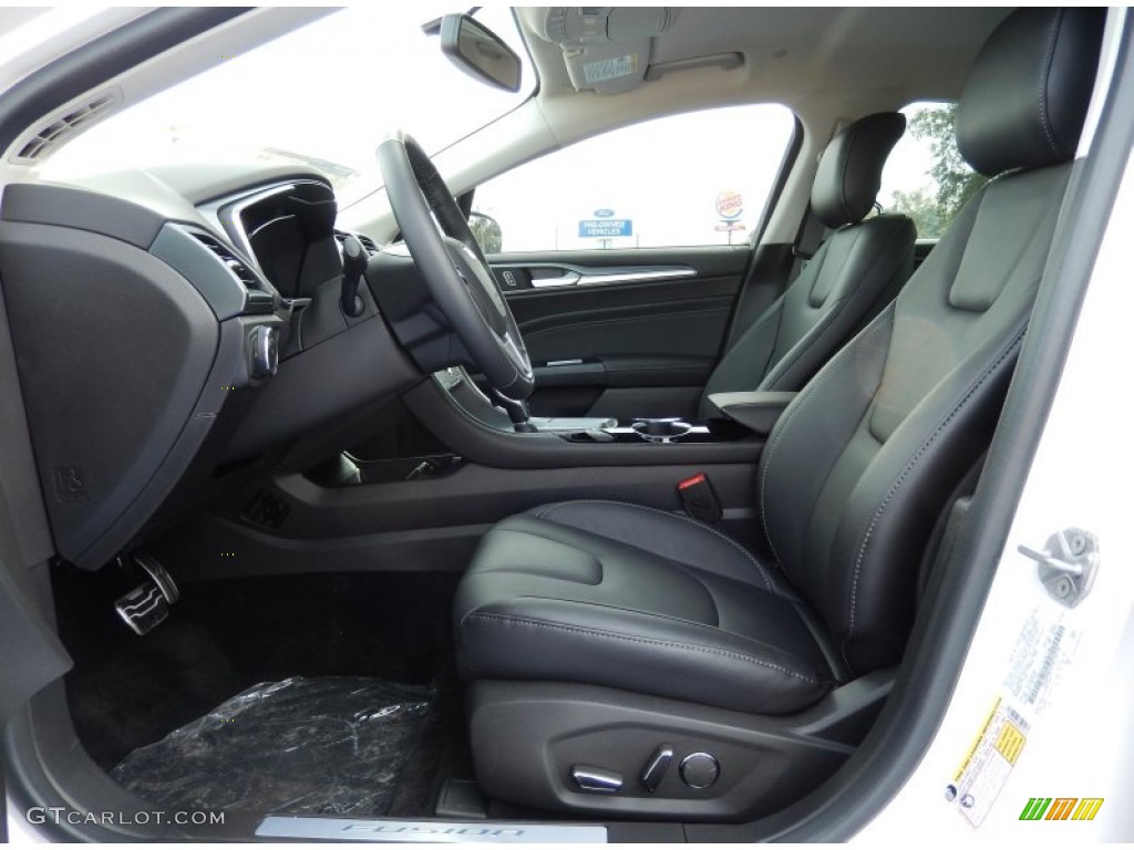 2014 Ford Fusion Hybrid Titanium Front Seat Photo #89779706