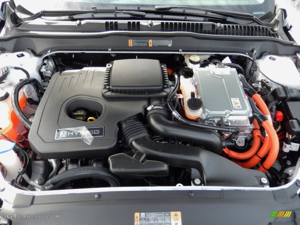 2014 Ford Fusion Hybrid Titanium 2.0 Liter Atkinson-Cycle DOHC 16-Valve 4 Cylinder Gasoline/Electric Hybrid Engine Photo #89779829