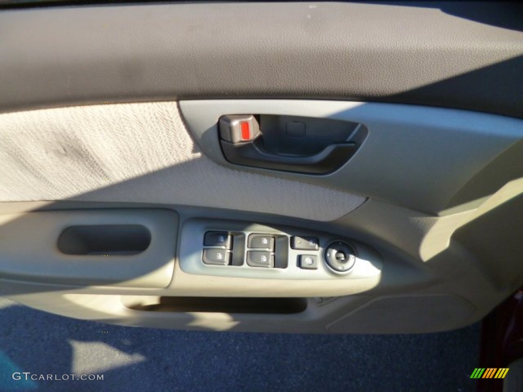 2008 Optima LX - Ruby Red / Beige photo #17