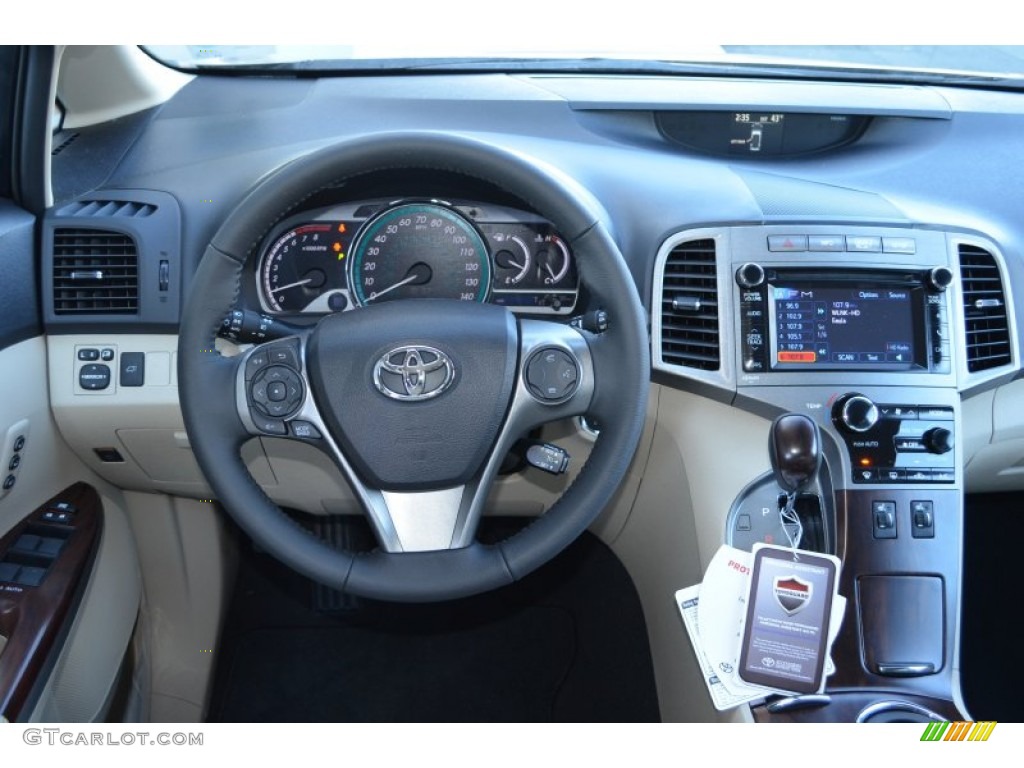 2014 Toyota Venza XLE Ivory Dashboard Photo #89782652