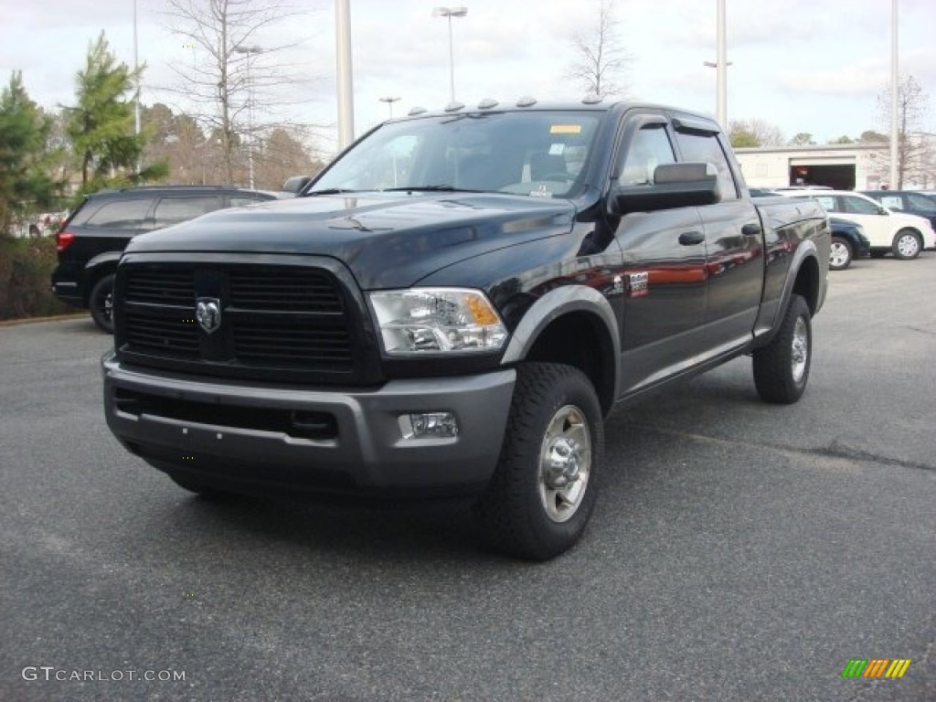 2012 Ram 2500 HD SLT Outdoorsman Crew Cab 4x4 - Black / Dark Slate/Medium Graystone photo #1