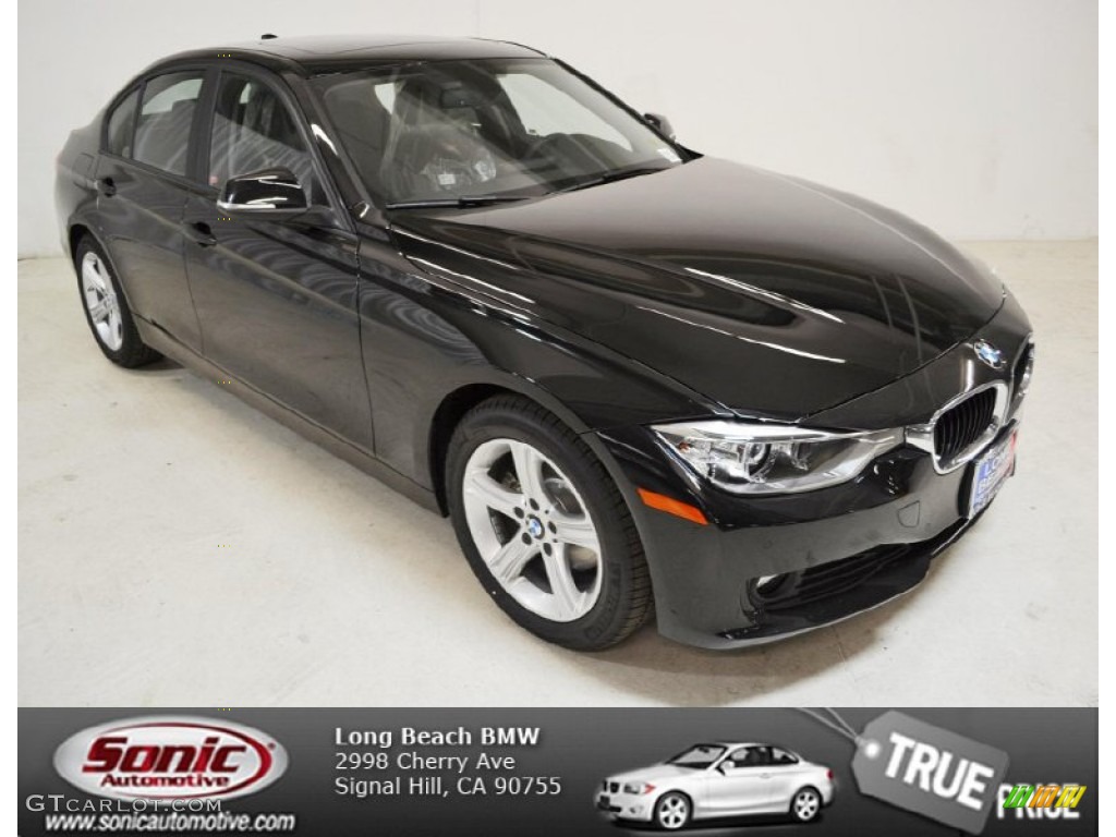 2014 3 Series 328d Sedan - Jet Black / Black photo #1