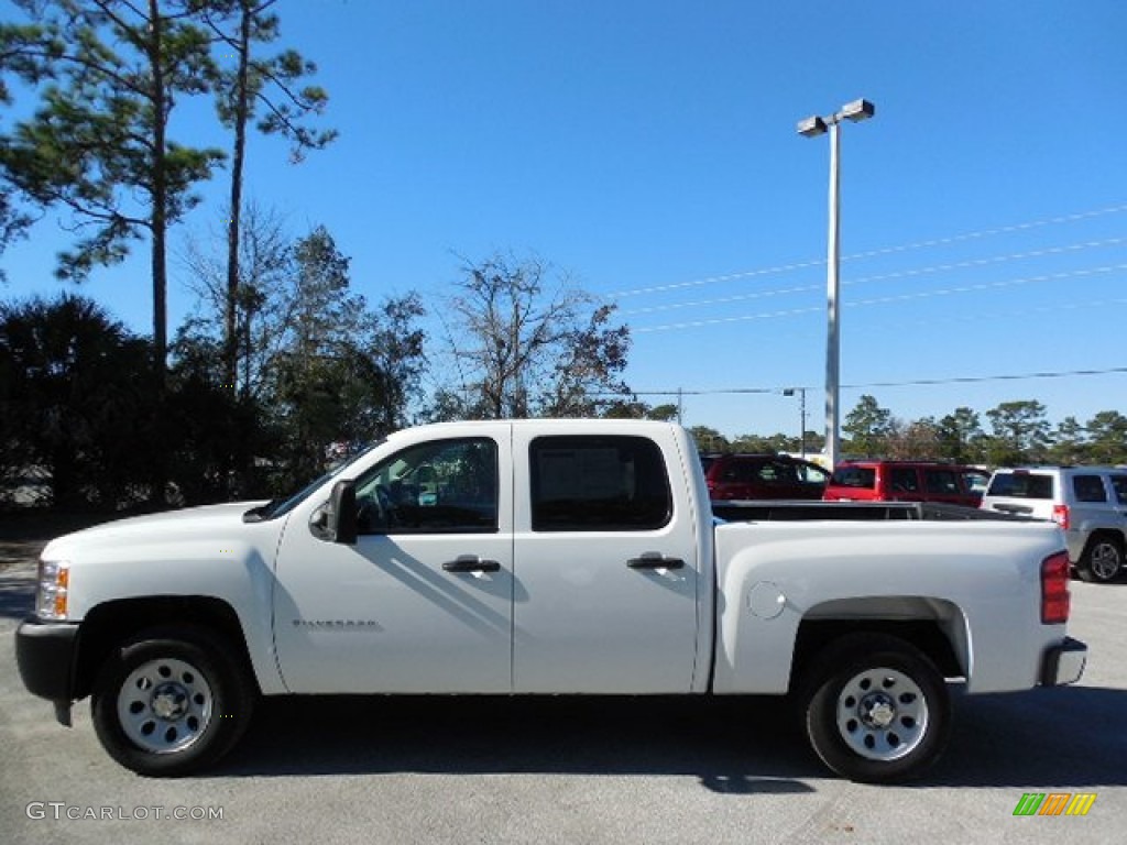 Summit White 2012 Chevrolet Silverado 1500 Work Truck Crew Cab Exterior Photo #89784269