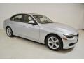 2014 Glacier Silver Metallic BMW 3 Series 328d Sedan  photo #2