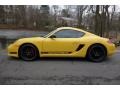 2012 Speed Yellow Porsche Cayman R  photo #3