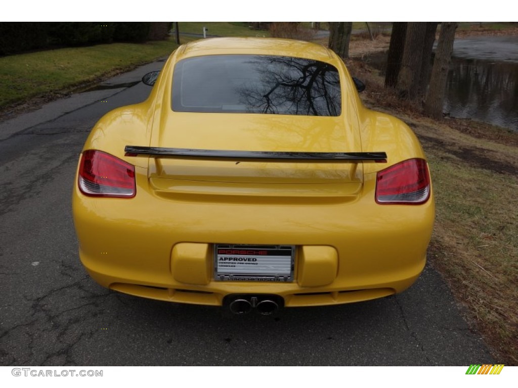 2012 Cayman R - Speed Yellow / Black photo #5