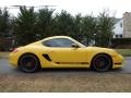 2012 Speed Yellow Porsche Cayman R  photo #7