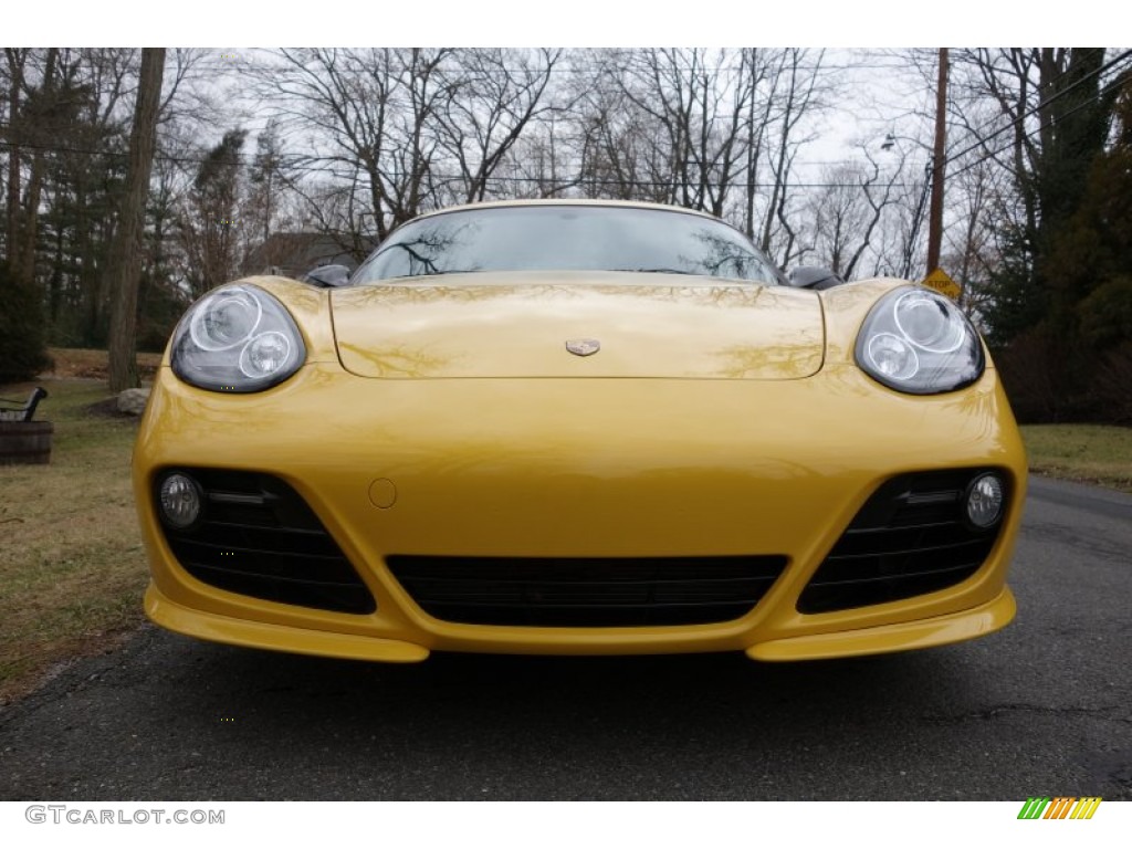 Speed Yellow 2012 Porsche Cayman R Exterior Photo #89785217