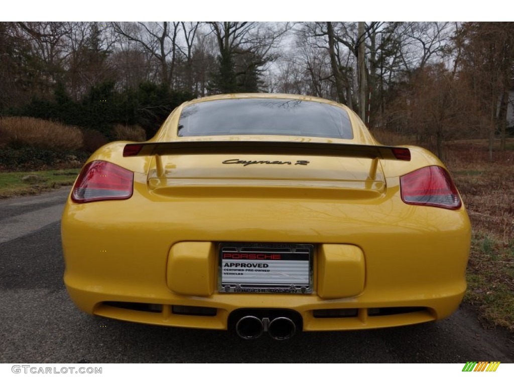 2012 Cayman R - Speed Yellow / Black photo #10
