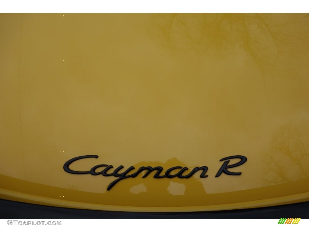 2012 Cayman R - Speed Yellow / Black photo #11