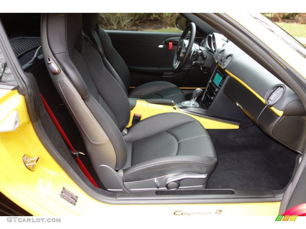 Black Interior 2012 Porsche Cayman R Photo #89785379
