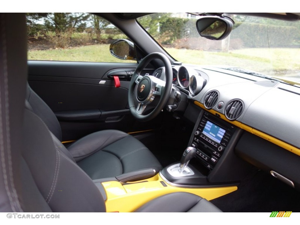 2012 Cayman R - Speed Yellow / Black photo #17