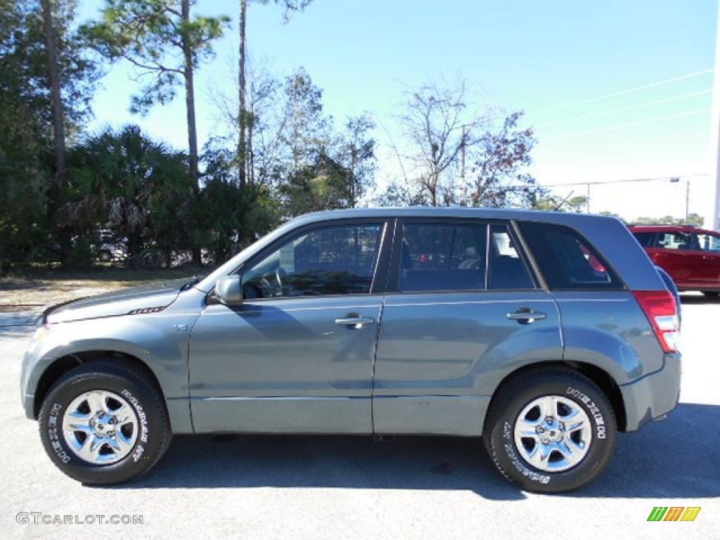 2007 Grand Vitara  - Azure Grey Metallic / Black photo #2