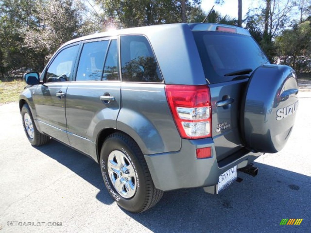 2007 Grand Vitara  - Azure Grey Metallic / Black photo #3