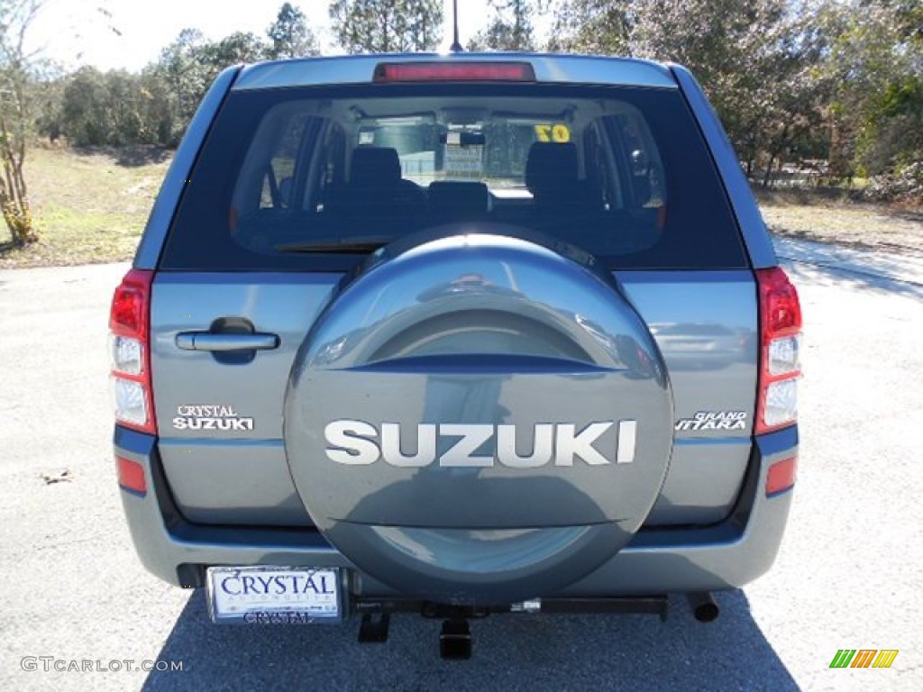 2007 Grand Vitara  - Azure Grey Metallic / Black photo #8