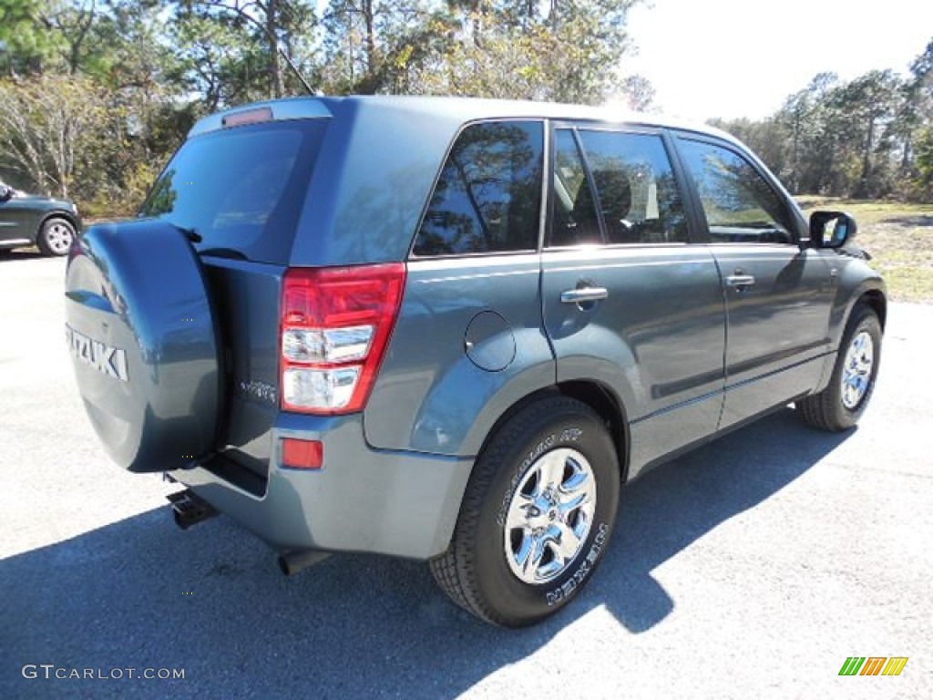 2007 Grand Vitara  - Azure Grey Metallic / Black photo #9