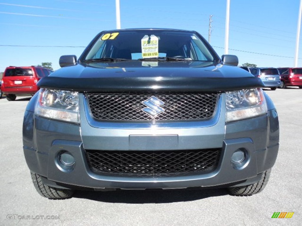 2007 Grand Vitara  - Azure Grey Metallic / Black photo #14