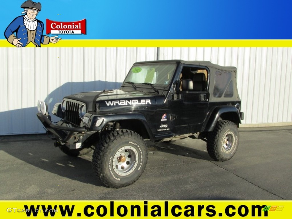 2003 Wrangler X 4x4 Freedom Edition - Black Clearcoat / Dark Slate Gray photo #1