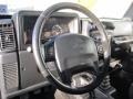 Dark Slate Gray 2003 Jeep Wrangler X 4x4 Freedom Edition Steering Wheel