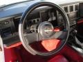 1986 Chevrolet Corvette Red Interior Steering Wheel Photo