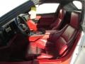 1986 Chevrolet Corvette Red Interior Front Seat Photo