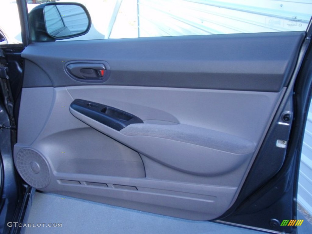 2011 Civic DX-VP Sedan - Polished Metal Metallic / Gray photo #20