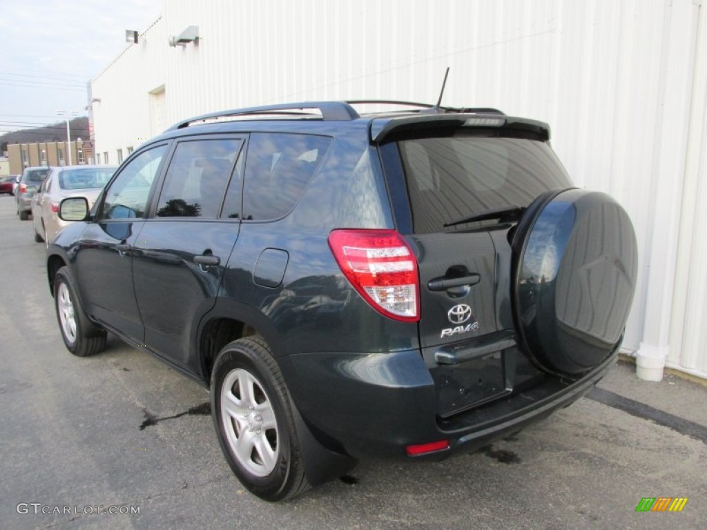 2011 RAV4 I4 4WD - Black Forest Metallic / Ash photo #4