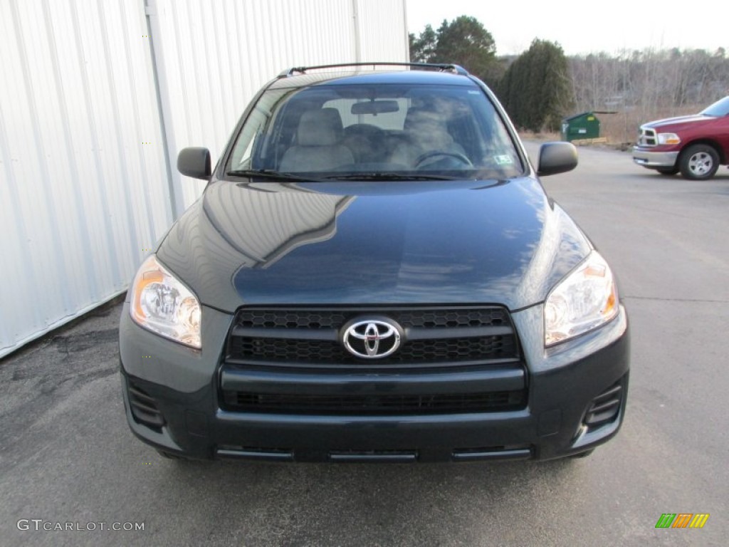 2011 RAV4 I4 4WD - Black Forest Metallic / Ash photo #8