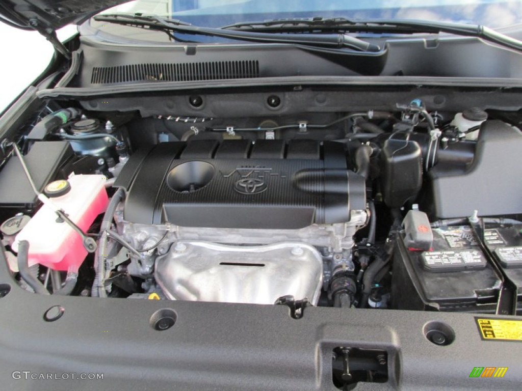2011 RAV4 I4 4WD - Black Forest Metallic / Ash photo #10