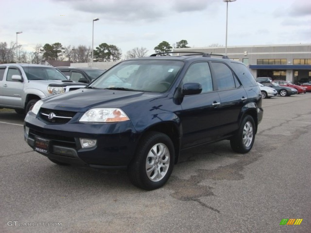 2003 MDX Touring - Midnight Blue Pearl / Saddle photo #2