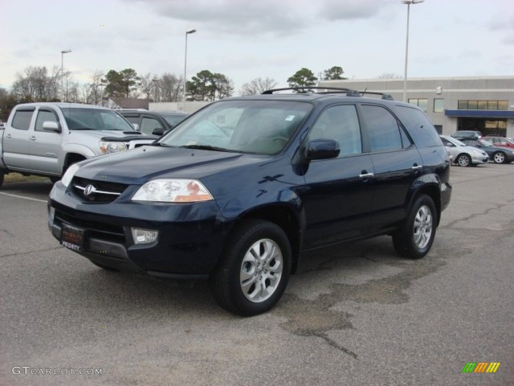 2003 MDX Touring - Midnight Blue Pearl / Saddle photo #3