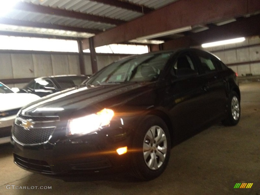 2014 Cruze LS - Black Granite Metallic / Jet Black/Medium Titanium photo #1