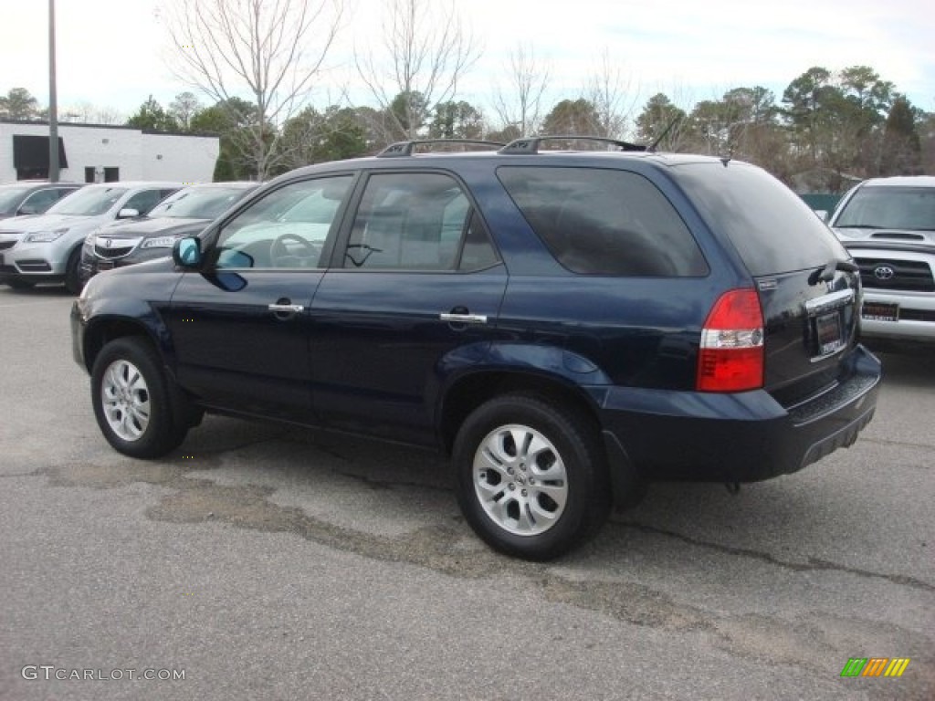 2003 MDX Touring - Midnight Blue Pearl / Saddle photo #4