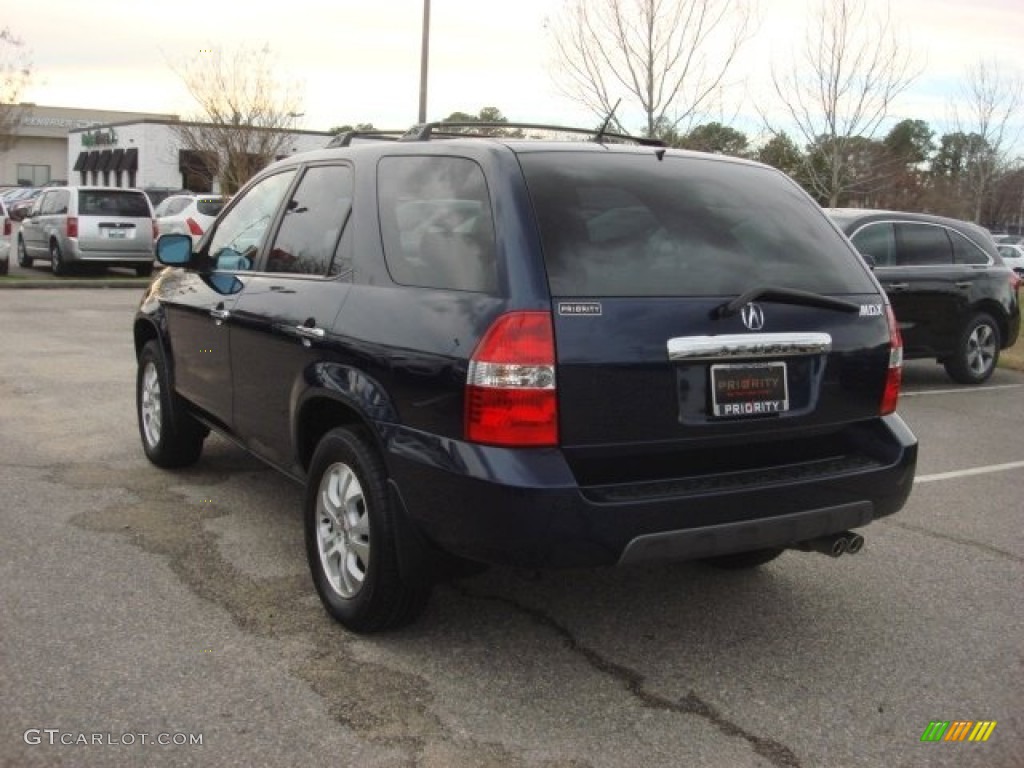 2003 MDX Touring - Midnight Blue Pearl / Saddle photo #5
