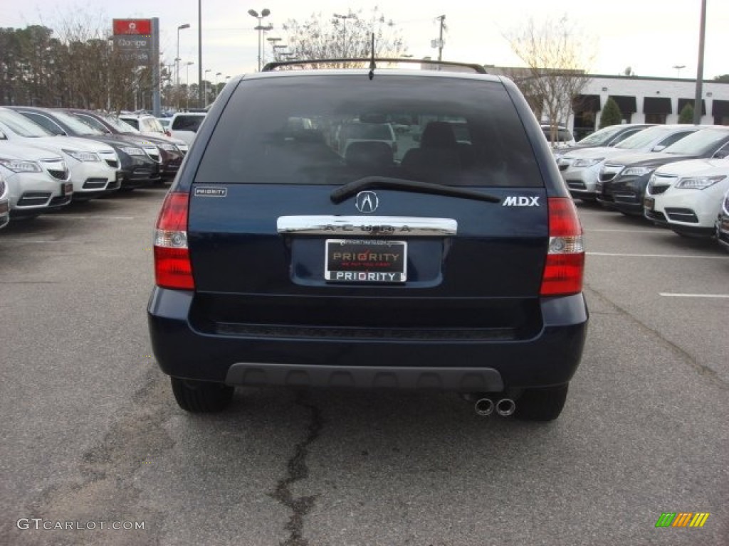 2003 MDX Touring - Midnight Blue Pearl / Saddle photo #6