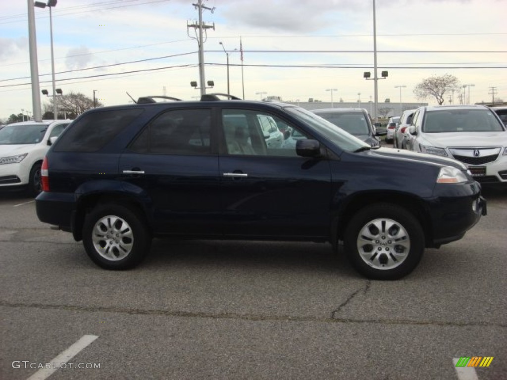 2003 MDX Touring - Midnight Blue Pearl / Saddle photo #8