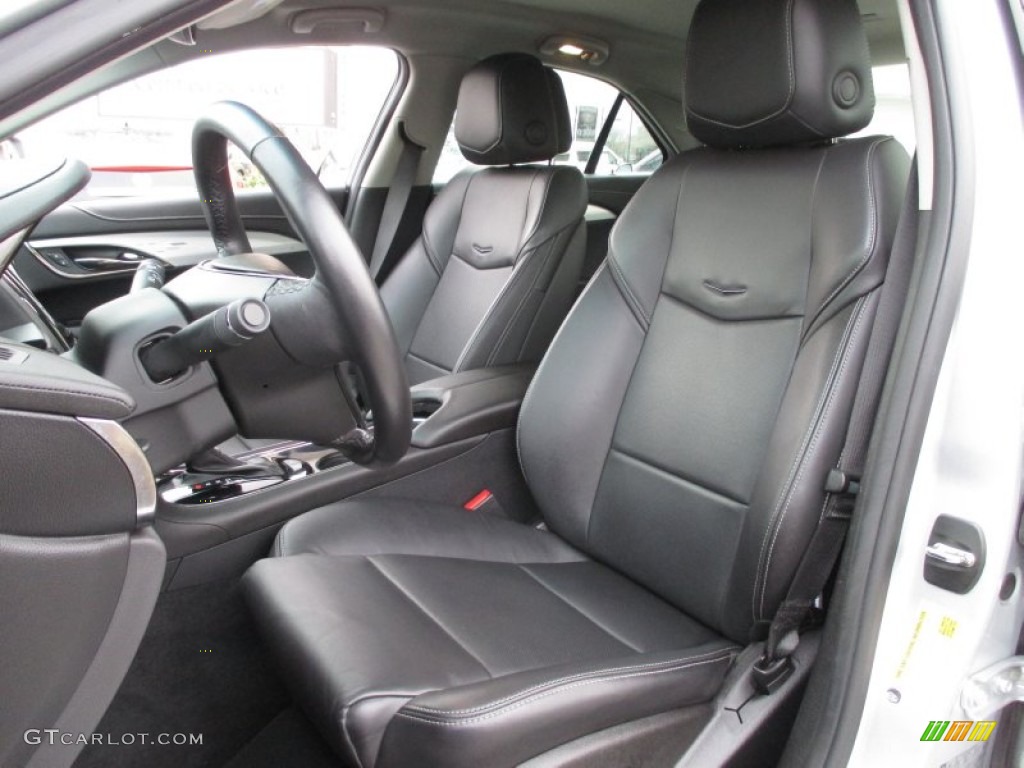 Jet Black/Jet Black Accents Interior 2013 Cadillac ATS 2.5L Luxury Photo #89790404