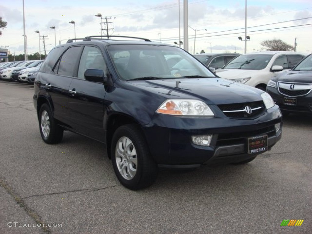 2003 MDX Touring - Midnight Blue Pearl / Saddle photo #9